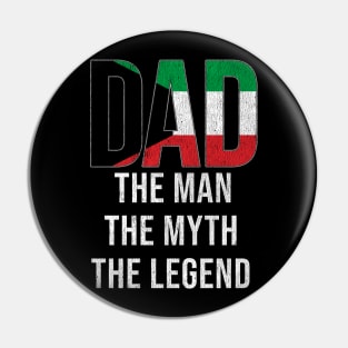 Kuwaiti Dad The Man The Myth The Legend - Gift for Kuwaiti Dad With Roots From Kuwaiti Pin