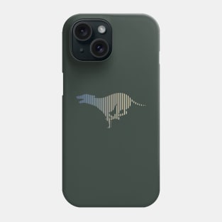 Whippet Multi-color Animal Gradient Phone Case