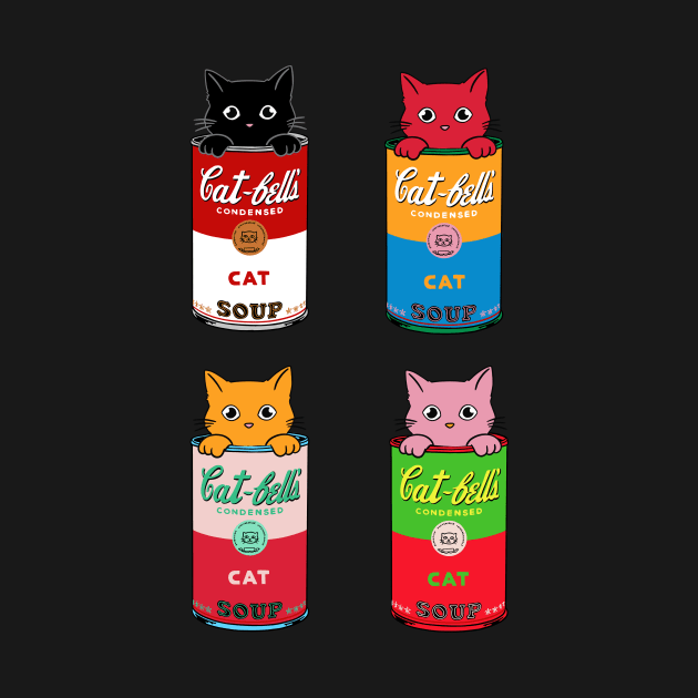 Cats pop art by coffeeman