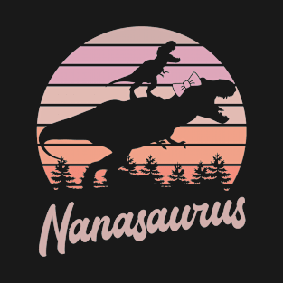 Nanasaurus T-Rex Dinosaur T-Shirt