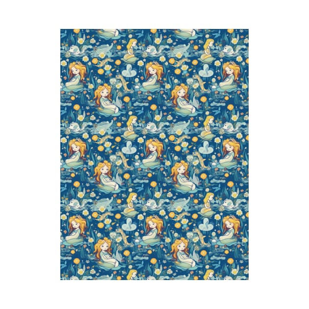 Little Mermaid Andersen by Remotextiles