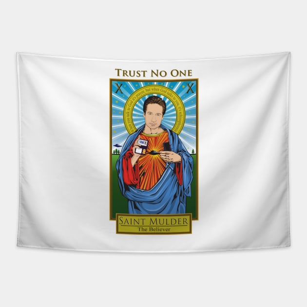 Saint Mulder Tapestry by Pop Art Saints