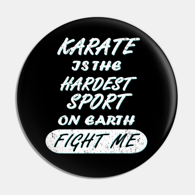 Karate Girls Women Taekwondo Gift Pin by FindYourFavouriteDesign