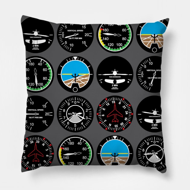 Flight Deck Pillow by robyriker