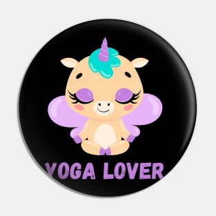 Funny Yoga Lover Pin