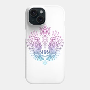 Angel Number 999 Sacred Geometry Phone Case