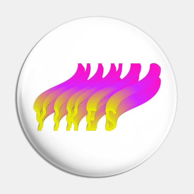 yikes,colorful Fun Pin by diprod