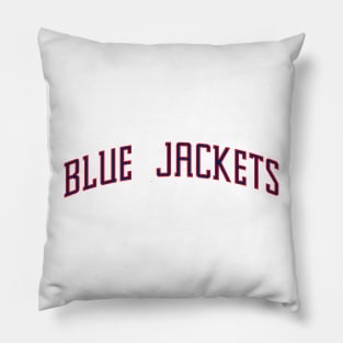 Blue Jackets Pillow