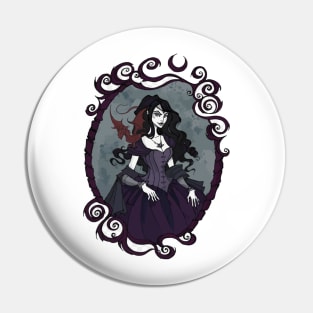 The Witch's Mirror Pin