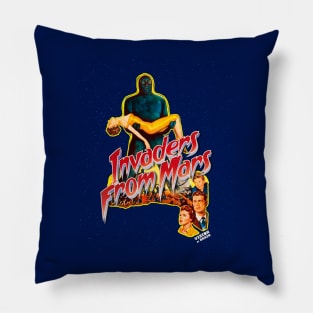 Invaders from Mars Pillow