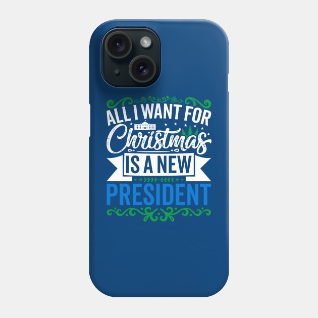 New President Blue Phone Case by machmigo