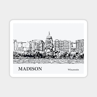 Madison - Wisconsin Magnet