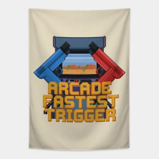 Pixelart Arcade Fastest trigger Tapestry