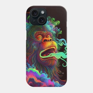 Clouded monkey Phone Case