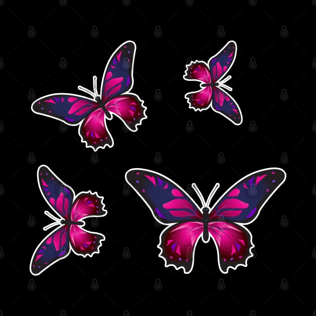 Colorful Butterfly , Cute Light Butterflies Gift Idea by Get Yours