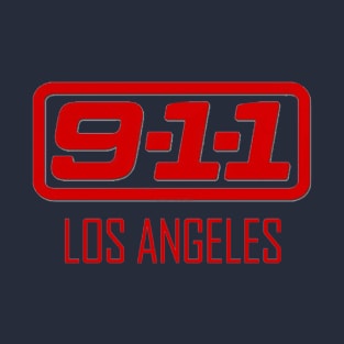 9-1-1 LA logo T-Shirt