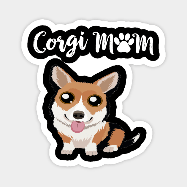 Corgi Mom (265) Magnet by Drakes