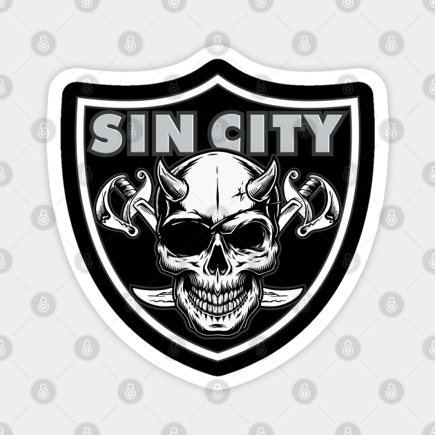 Sin City Magnet by DavesTees