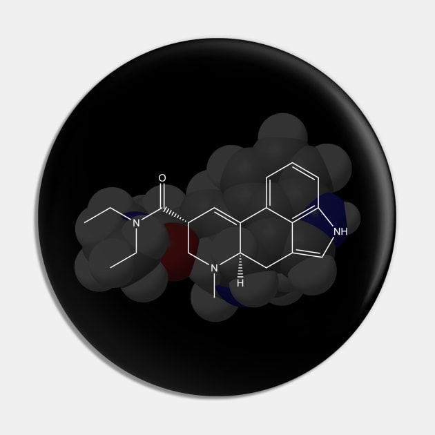 LSD Molecule Chemistry Pin by ChemECool