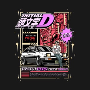 AE86 INITIAL D T-Shirt