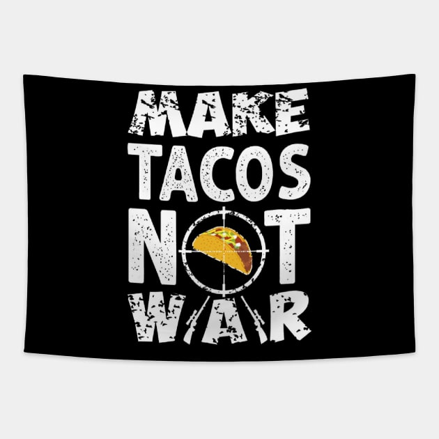 Make Tacos Not War Tapestry by BambooBox