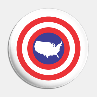 Captain of the America Pin