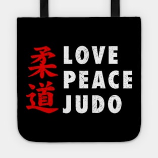 Judo Love Peace Judo Tote