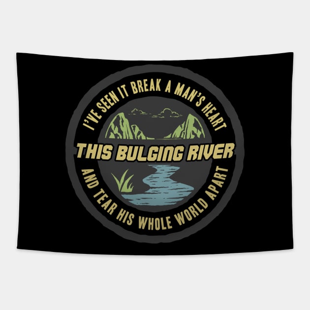 This Bulging River Guffman Tapestry by karutees