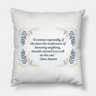 Austen Insults - Conceal It Pillow