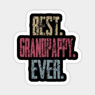 Vintage Best Grandpappy Ever Retro Funny Quotes Happy Fathers Day Magnet