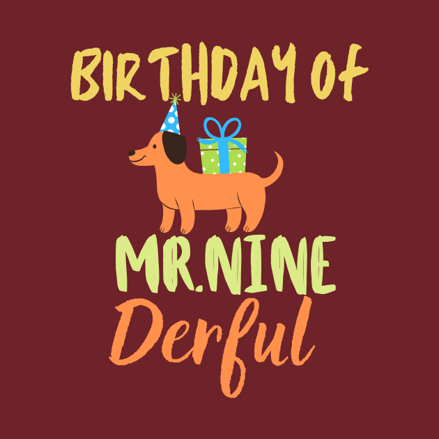 Birthday Mr.nine derful by hnueng111