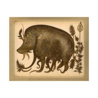 Vintage Boar Posters and Art T-Shirt