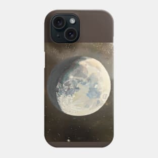 Gibbous Moon Phone Case