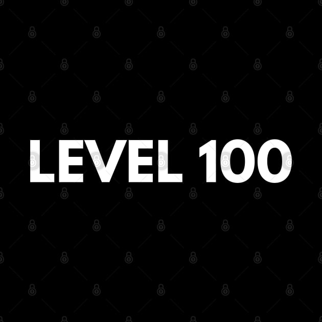 level 100 for pro gamer by FromBerlinGift