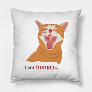 Yellow Cat Pillow