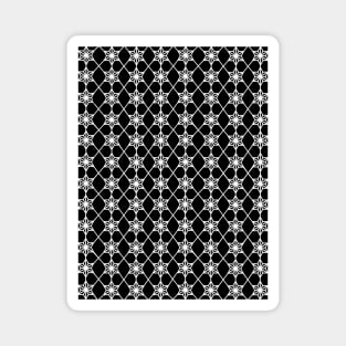 WHITE Stars Geometric Magnet