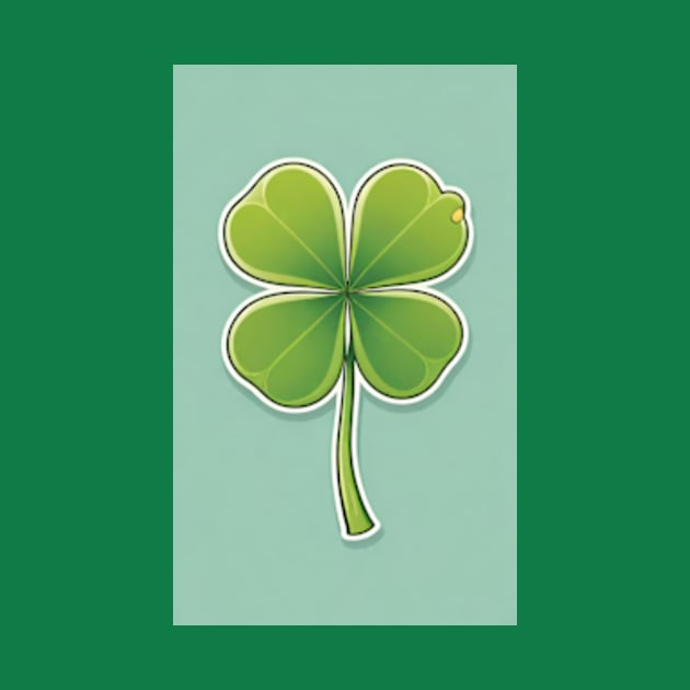 Four leaf clover- St. Patrick's day luck by Love of animals