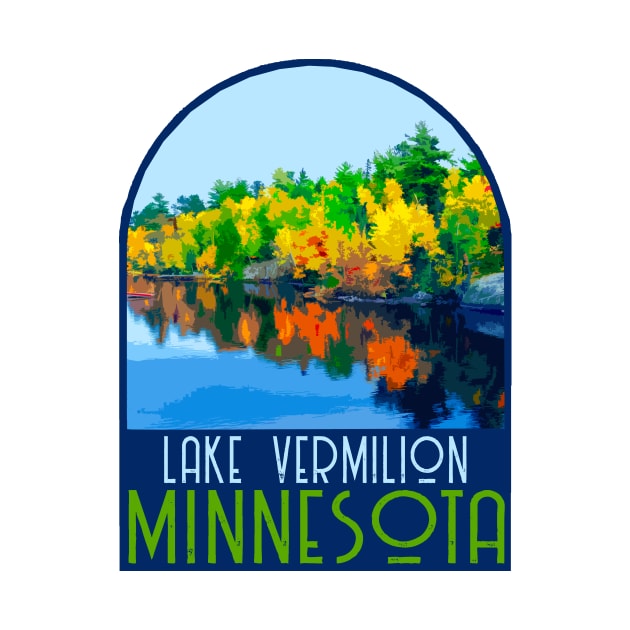 Lake Vermilion Minnesota Decal by zsonn