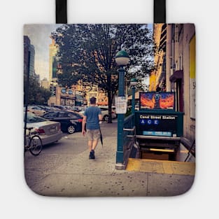 Canal Street Manhattan New York City Tote