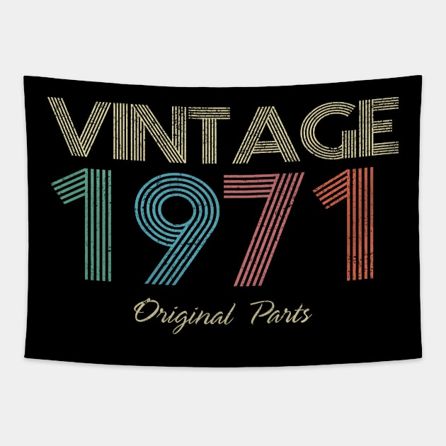 1971 - Vintage Original Parts Tapestry by ReneeCummings