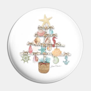 Coastal Christmas A2 Pin