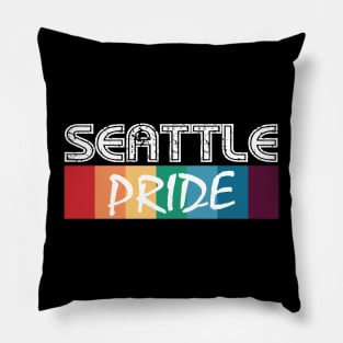 Seattle Vintage Gay Pride Pillow