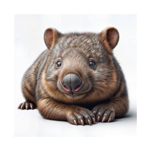 The Happy Wombat by J7Simpson