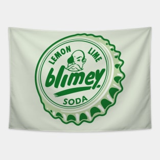 Vintage Blimey Lemon Lime Soda Bottlecap Tapestry