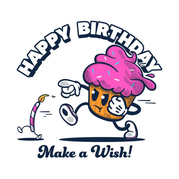 Happy Birthday Cupcake by Chris Nixt