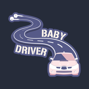 Blue Baby Driver T-Shirt