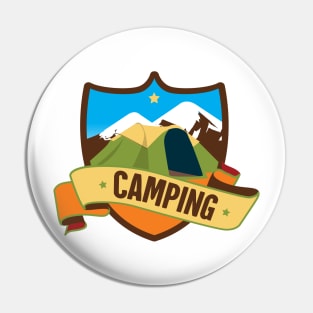 Camping Outdoor Adventure Pin