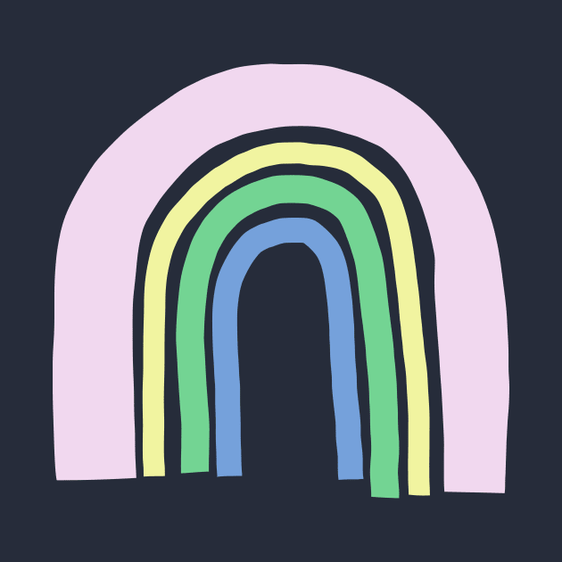 Big Bold Rainbow by Rebelform