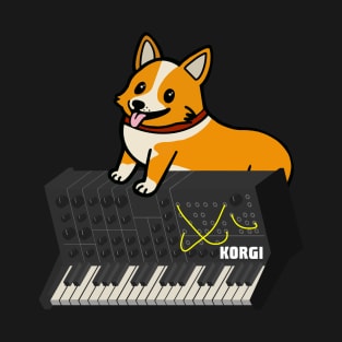 Funny Synthesizer for Corgi Dog Lover T-Shirt
