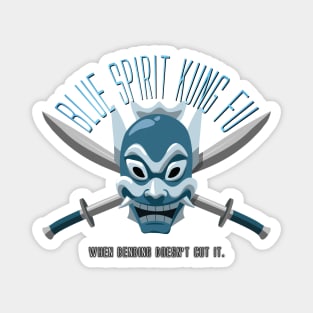 Blue Spirit Kung Fu Magnet